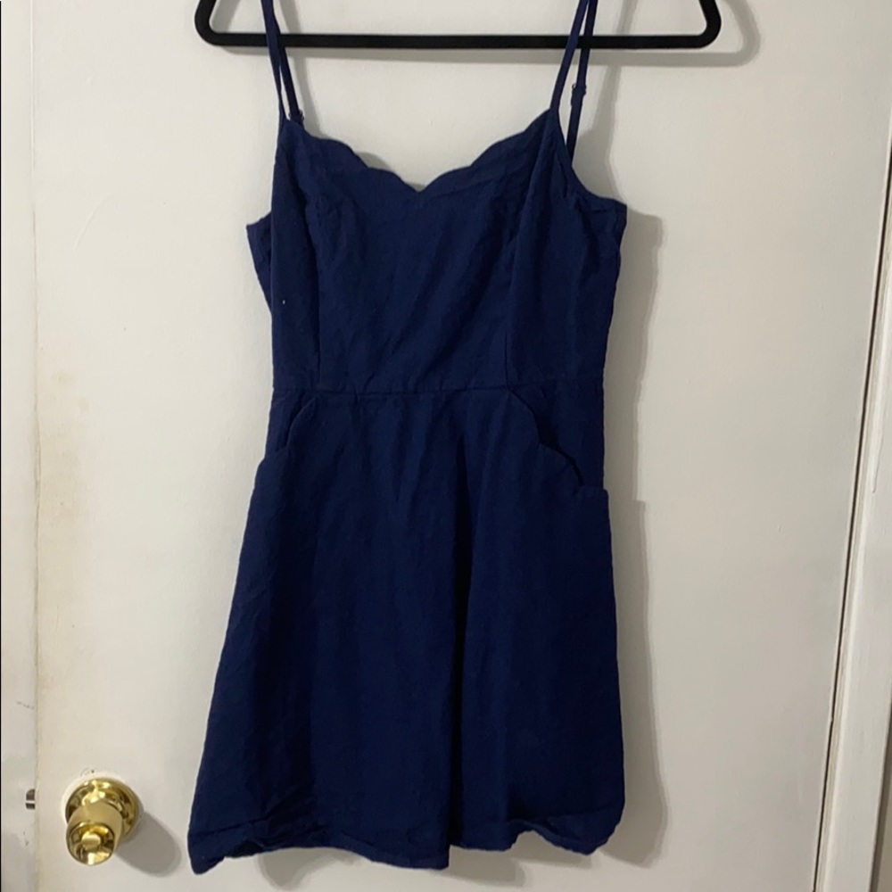 Blue dress